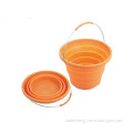 Food grade collapsible silicone bucket